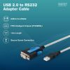 Кабель для передачи данных Digitus USB to COM M 1.8m RS232 FTDI black (DA-70170) изображение 4