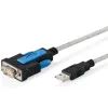 Кабель для передачи данных Digitus USB to COM M 1.8m RS232 FTDI black (DA-70170)