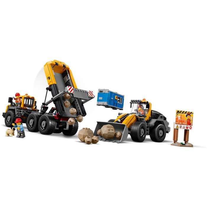 Конструктор LEGO City Самосвал и фронтальный ковшовой погрузчик (60494) изображение 3