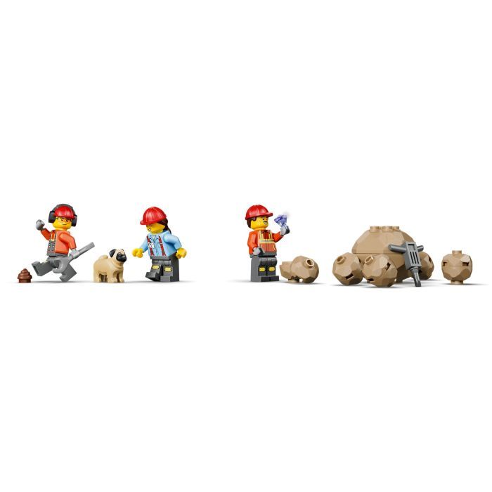 Конструктор LEGO City Самосвал и фронтальный ковшовой погрузчик (60494) изображение 6