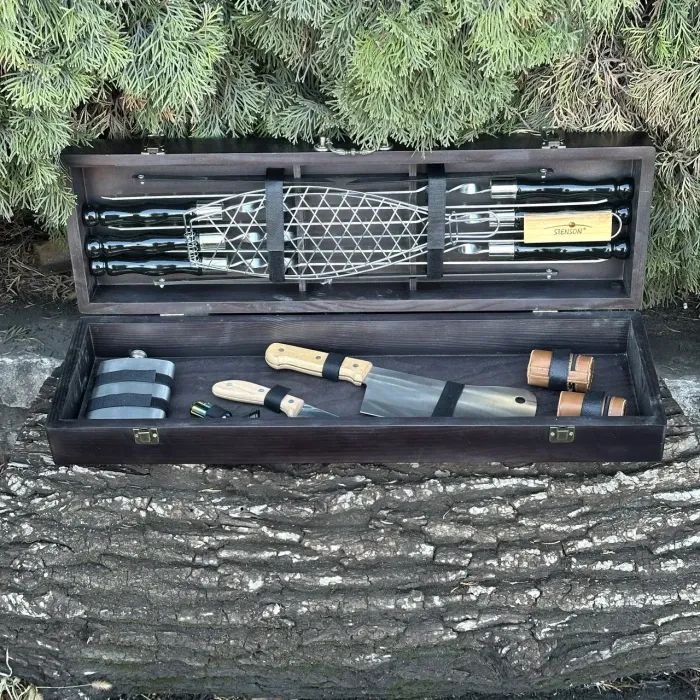 Набор для барбекю Metalzavod Майстер BBQ темний (PN-BBQ-DK) изображение 2