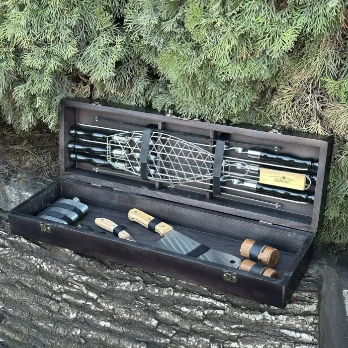 Набор для барбекю Metalzavod Майстер BBQ темний (PN-BBQ-DK) изображение 3