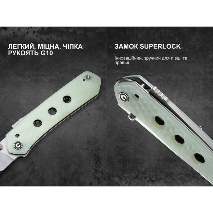 Нож Civivi Vision FG, Black G10, Black Stonewash (C22036-1) изображение 15