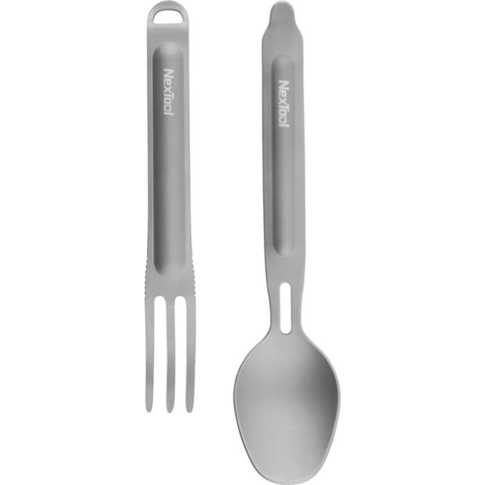 Набір туристичного посуду NexTool Titanium Tableware Set, титан (NE20132) зображення 4