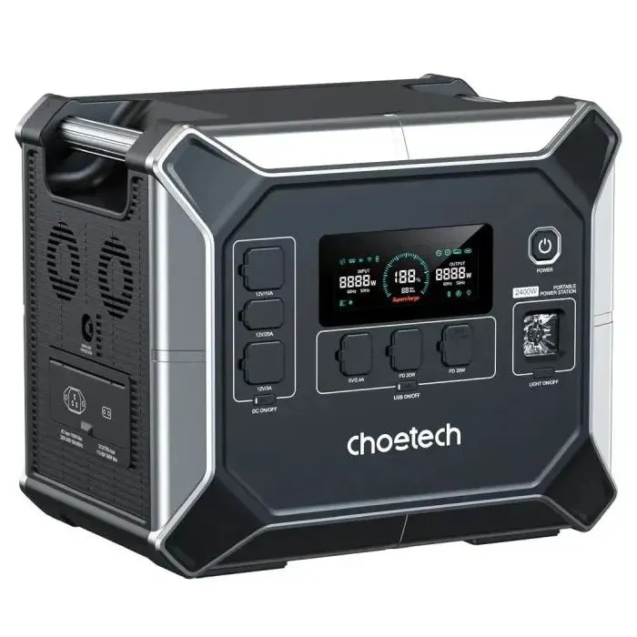 Зарядная станция Choetech 2400W 2048Wh (BS067-BQB) изображение 3