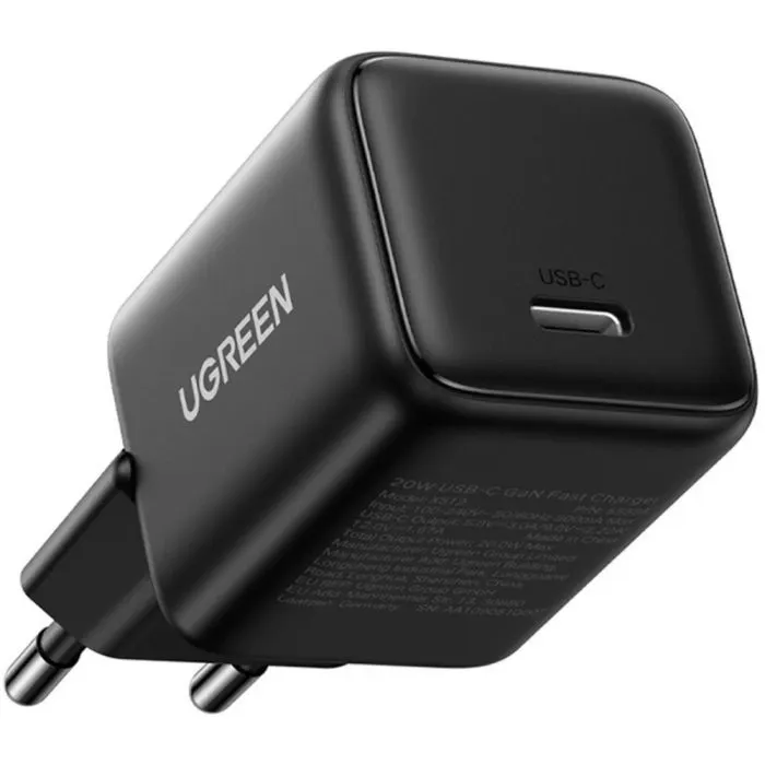 Зарядное устройство Ugreen X513 USB-C PD30W QC4.0 GaN black (65007) изображение 3