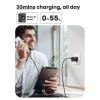 Зарядное устройство Ugreen X513 USB-C PD30W QC4.0 GaN black (65007) изображение 5