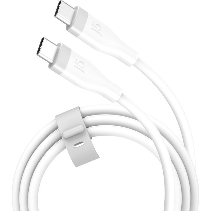Дата кабель USB-C to USB-C 1.8m 60W (20V/3A) premium J5create (JUCX18L18W-N)