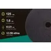 Круг отрезной Alloid Pro, отрезной, по металлу, 41 14А, 125×1.6×22.23мм (CW-3012516) изображение 5