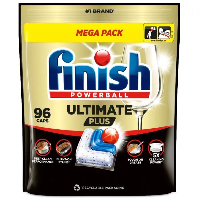 Таблетки для посудомоечных машин Finish Ultimate Plus All in 1 Fresh 90 шт. (5908252018444)