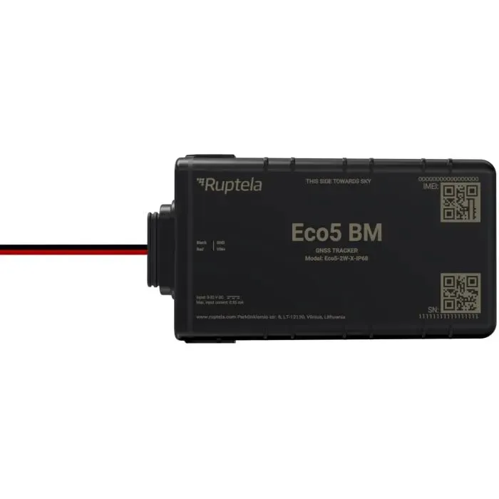 GPS-трекер для авто Ruptela Basic Tracker Eco5 BM (Eco5-2W-LTE-EMEA-IP68)