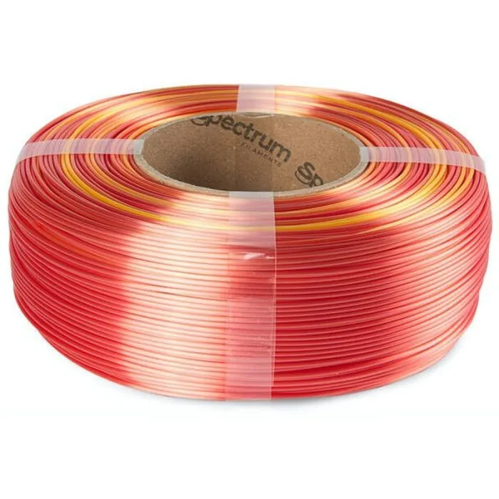 Пластик для 3D-принтера Spectrum PLA Silk Rainbow 1.75mm 1kg ReFill Fire Red (81285) изображение 2