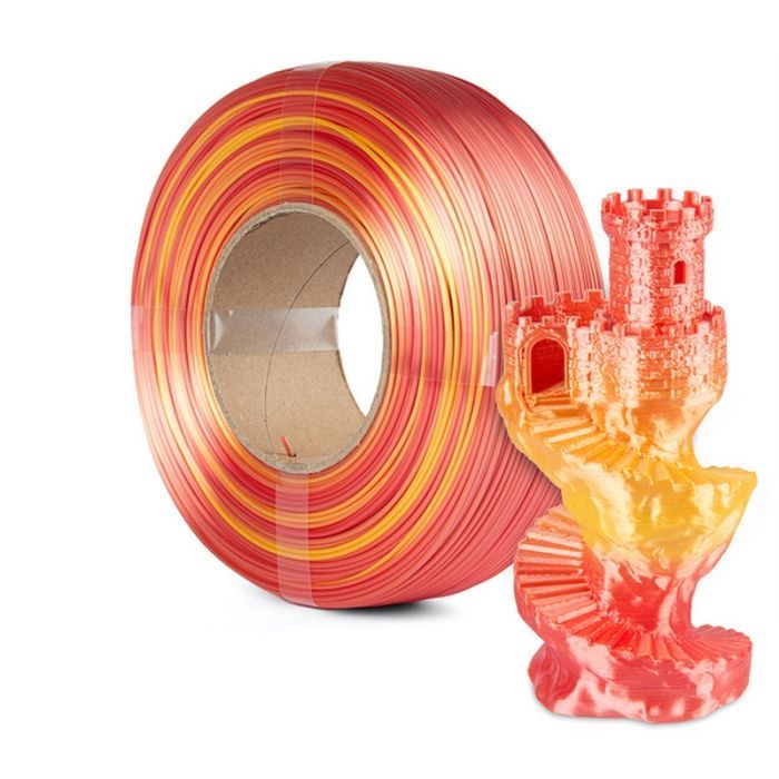 Пластик для 3D-принтера Spectrum PLA Silk Rainbow 1.75mm 1kg ReFill Fusion (81284) изображение 3