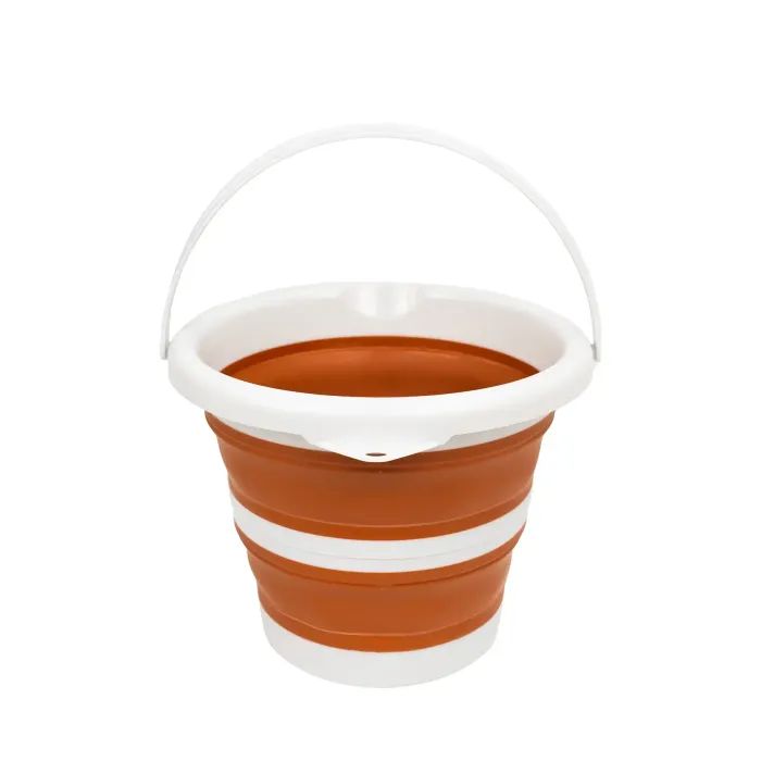 Відро складане Tribe Water Bucket Lid 5 л з кришкою olive (T-FJ-0049-olive) зображення 3
