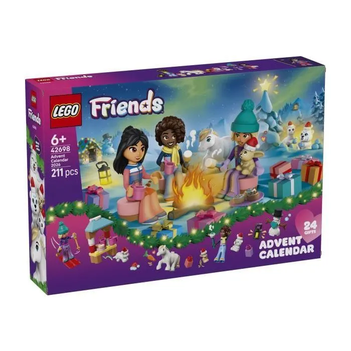 Конструктор LEGO Friends Адвент-календар 2026 Різдвяна іграшка (42698)
