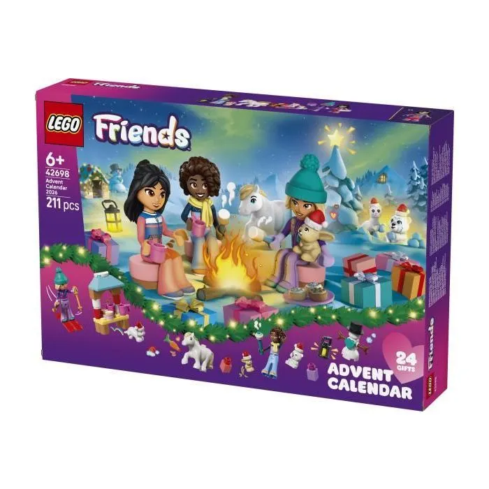 Конструктор LEGO Friends Адвент-календар 2026 Різдвяна іграшка (42698) зображення 2
