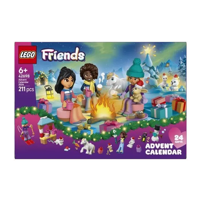 Конструктор LEGO Friends Адвент-календар 2026 Різдвяна іграшка (42698) зображення 3