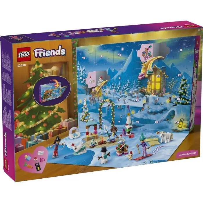 Конструктор LEGO Friends Адвент-календар 2026 Різдвяна іграшка (42698) зображення 8